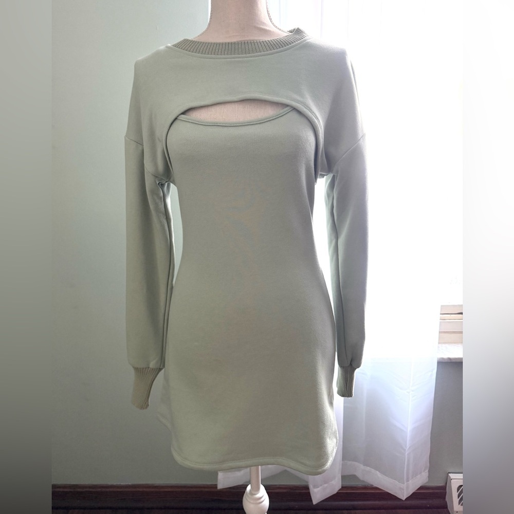 ✨HP!✨ NWT! Le Lis 2 Piece Light Green Mini Dress / S